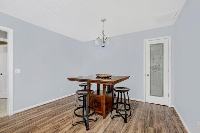 3729 S Parklane Ave, Springfield, MO 65807 - dining room featuring wood finished floors and baseboards