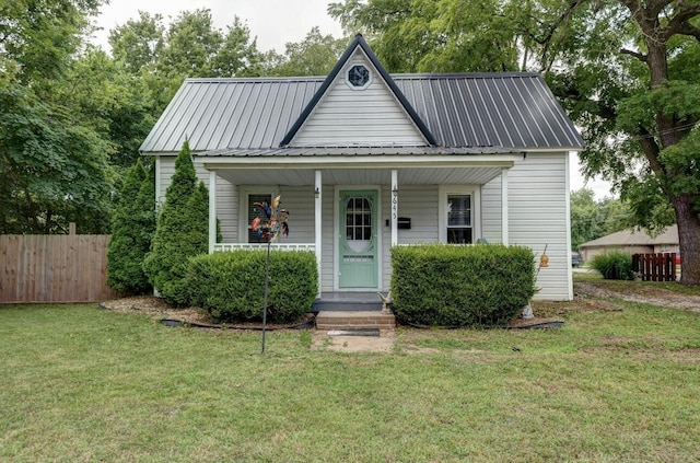 645 N Walnut Ave, Republic, MO 65738 - view of front facade featuring covered porch and metal roof
