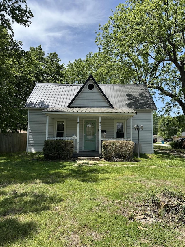 645 N Walnut Ave, Republic, MO 65738 - view of front of property featuring a porch and metal roof