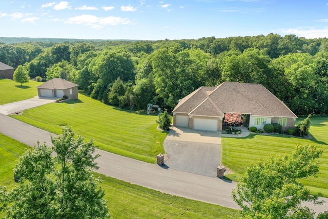 2061 River Wood Dr, Nixa, MO 65714 - view of subject property featuring a heavily wooded area
