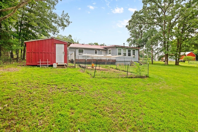 1356 State Highway 32, Long Lane, MO 65590 - view of yard with an outbuilding and a storage unit