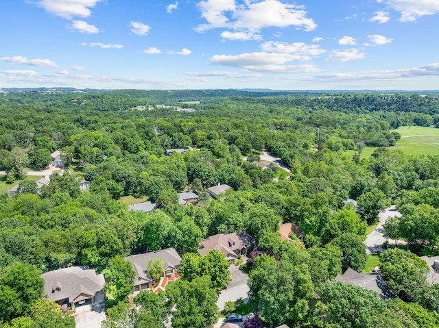 261 Country Bluff Dr, Branson, MO 65616 - drone / aerial view of a heavily wooded area
