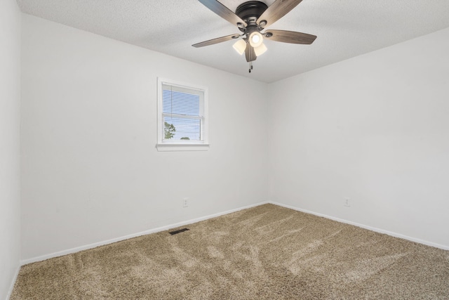 127 Wilson Way, Marshfield, MO 65706 - carpeted spare room featuring a ceiling fan, baseboards, and a textured ceiling