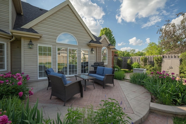 2820 Waters Edge Blvd, Joplin, MO 64801 - view of patio featuring fence and an outdoor hangout area