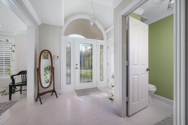 2820 Waters Edge Blvd, Joplin, MO 64801 - foyer featuring crown molding and baseboards
