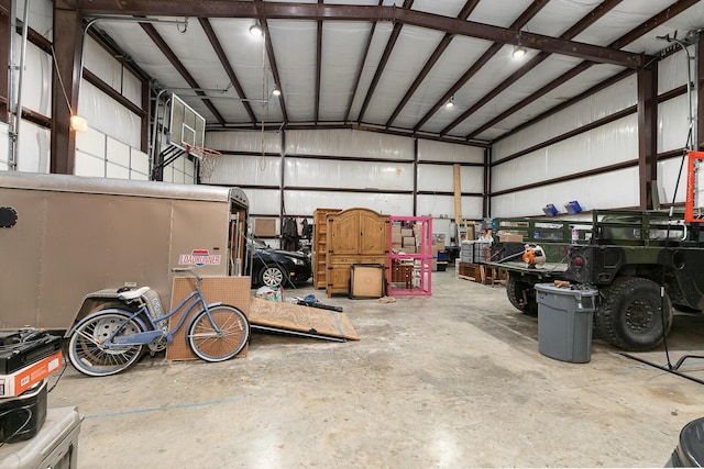 217 Victory Ln, Niangua, MO 65713 - garage with metal wall
