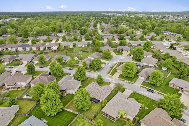 734 N Allison St, Nixa, MO 65714 - aerial perspective of suburban area
