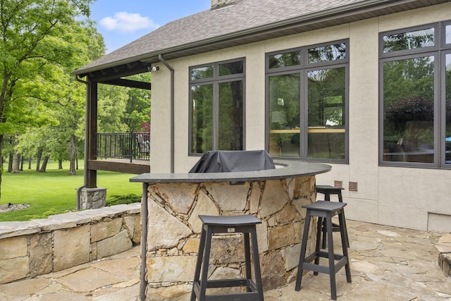 1007 Headwaters Dr, Marshfield, MO 65706 - view of patio with grilling area