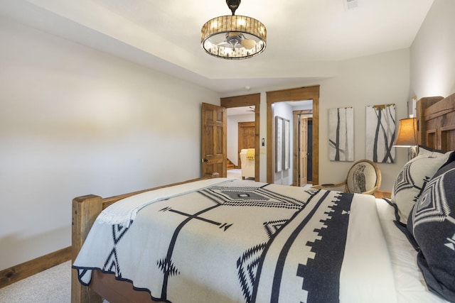 1007 Headwaters Dr, Marshfield, MO 65706 - bedroom featuring a chandelier and baseboards