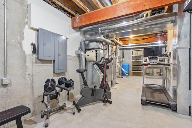 1007 Headwaters Dr, Marshfield, MO 65706 - exercise area featuring electric panel