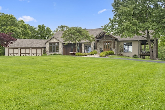 1007 Headwaters Dr, Marshfield, MO 65706 - view of front of home featuring a front yard and an attached garage