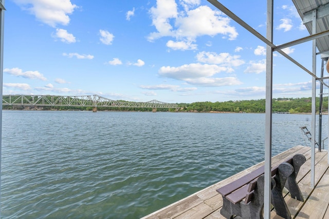 25609 Hillcrest Dr, Shell Knob, MO 65747 - dock featuring a water view