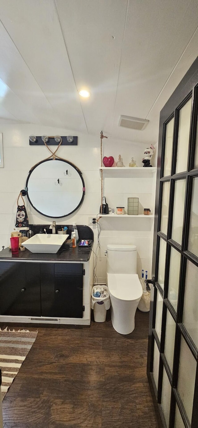 182 Cathy St, Branson, MO 65616 - bathroom with toilet, wood finished floors, and vanity
