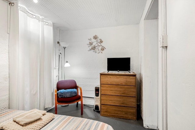 1200 E Walnut St, Springfield, MO 65802 - bedroom with finished concrete floors
