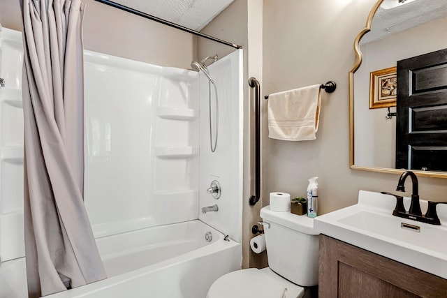 1200 E Walnut St, Springfield, MO 65802 - bathroom featuring toilet, vanity, and shower / bath combo