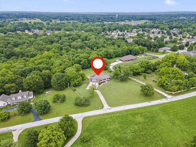 4936 S Butterfield Pl, Brookline, MO 65619 - bird's eye view