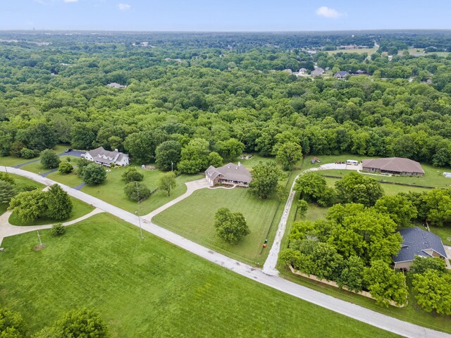 4936 S Butterfield Pl, Brookline, MO 65619 - bird's eye view of a forest
