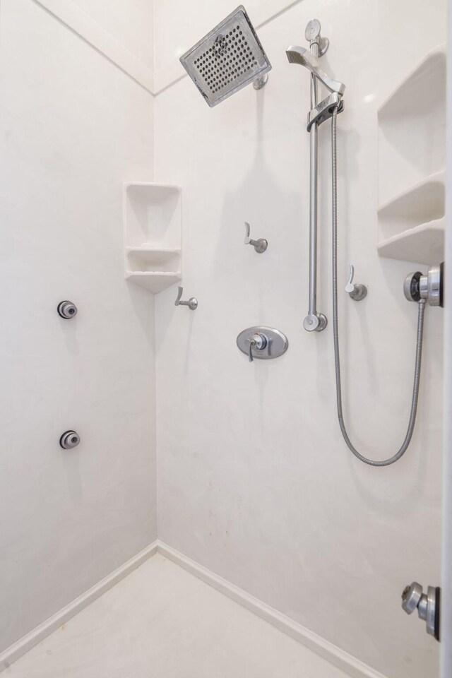 3731 S Farm Rd Unit 219, Rogersville, MO 65742 - bathroom with a shower and baseboards
