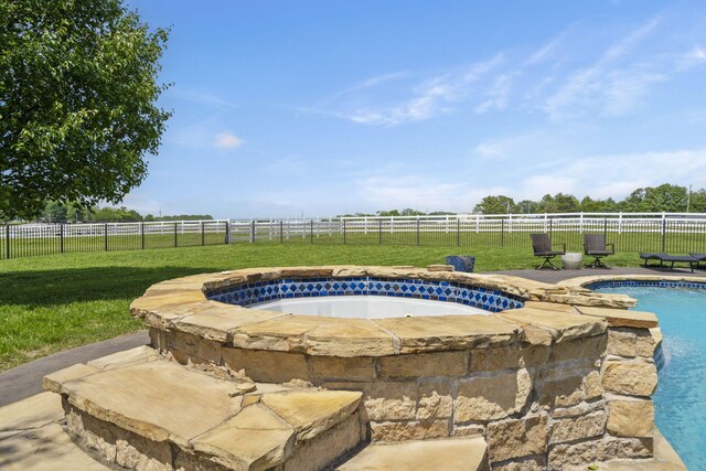 3731 S Farm Rd Unit 219, Rogersville, MO 65742 - view of pool with an in-ground hot tub