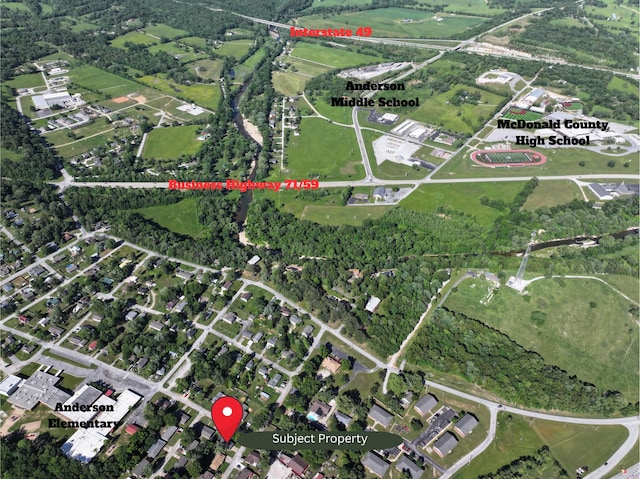 608 N Chapman St, Anderson, MO 64831 - map of property location