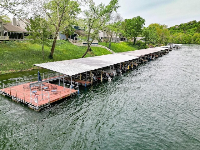 123 River Point Rd Unit 33, Hollister, MO 65672 - dock with a water view