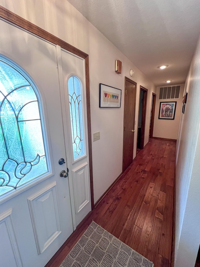 21650 Kings Loop, Hermitage, MO 65668 - entryway featuring dark wood-type flooring