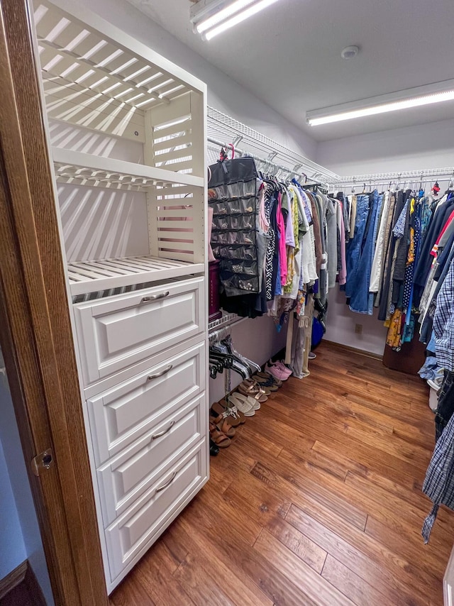 21650 Kings Loop, Hermitage, MO 65668 - spacious closet featuring wood finished floors