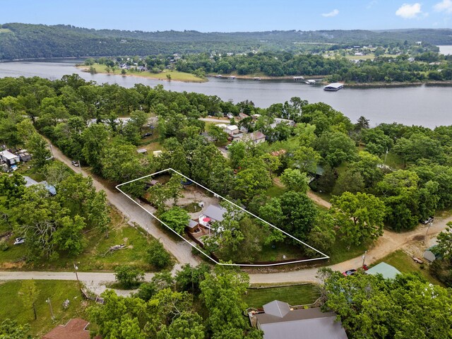 96 Samson St, Cape Fair, MO 65624 - view of property location featuring property boundaries highlighted and a nearby body of water