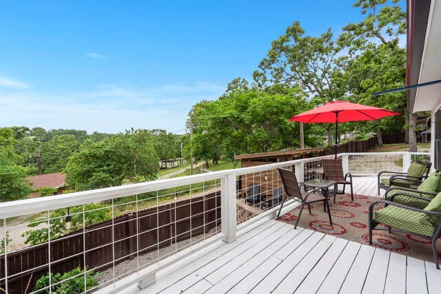 96 Samson St, Cape Fair, MO 65624 - view of deck