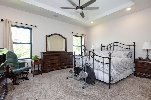 1503 W Ragweed Ct, Ozark, MO 65721 - carpeted bedroom with recessed lighting and ceiling fan