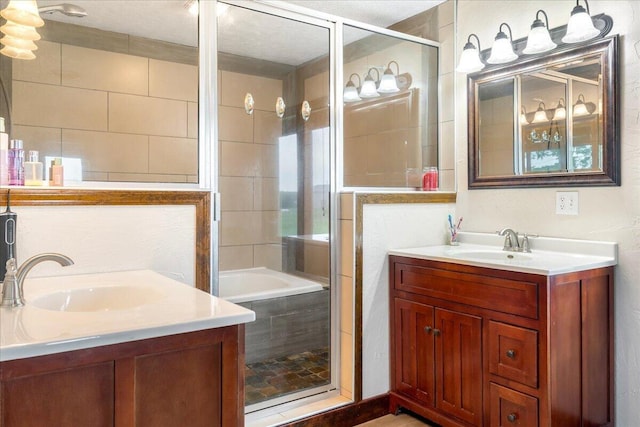 898 Short State Highway Y, Marshfield, MO 65706 - full bath with a shower stall and two vanities