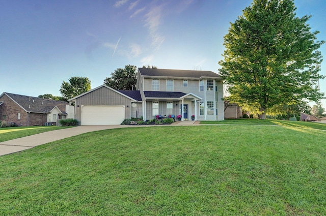 505 Thunderbird Dr, Rogersville, MO 65742 - view of front of house with an attached garage, driveway, and a front yard