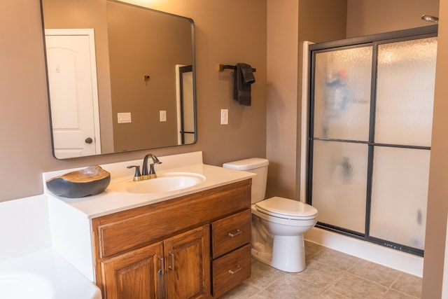 711 Morning Glory Dr, Nixa, MO 65714 - full bath with a stall shower, vanity, toilet, and a garden tub