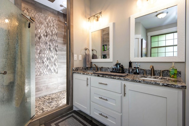 992 N Cedar Ridge Ave, Springfield, MO 65802 - full bath featuring tiled shower and double vanity