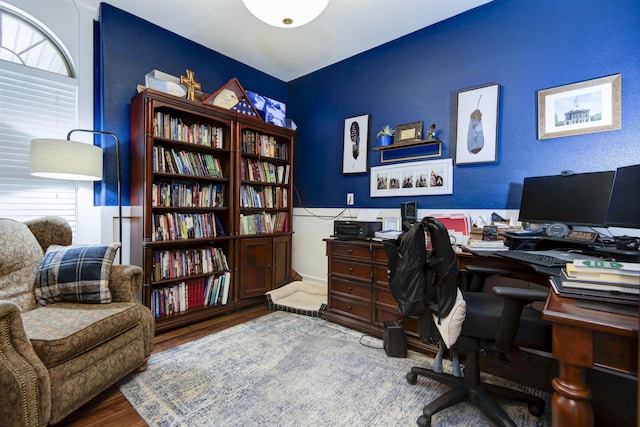 992 N Cedar Ridge Ave, Springfield, MO 65802 - office area with wood finished floors