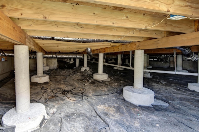 992 N Cedar Ridge Ave, Springfield, MO 65802 - view of inside crawl space
