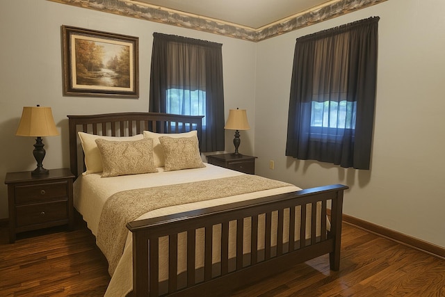 407 N Crestview Ave, Ash Grove, MO 65604 - bedroom with wood finished floors and baseboards