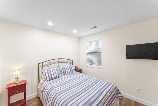 264 Turnberry Dr Unit 2, Branson, MO 65615 - bedroom with baseboards, wood finished floors, and recessed lighting