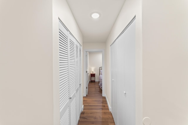 264 Turnberry Dr Unit 2, Branson, MO 65615 - hall with dark wood finished floors