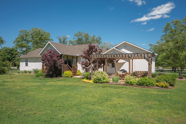 1362 Meadowview Ln, Diamond, MO 64840 - view of front facade with a pergola