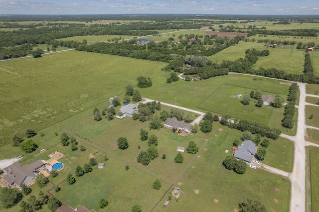1362 Meadowview Ln, Diamond, MO 64840 - aerial view of property and surrounding area featuring rural landscape