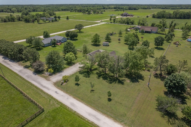 1362 Meadowview Ln, Diamond, MO 64840 - aerial view of sparsely populated area with a pastoral area