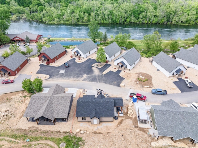403 Lookout Flts, Branson, MO 65616 - drone / aerial view of a forest and a large body of water