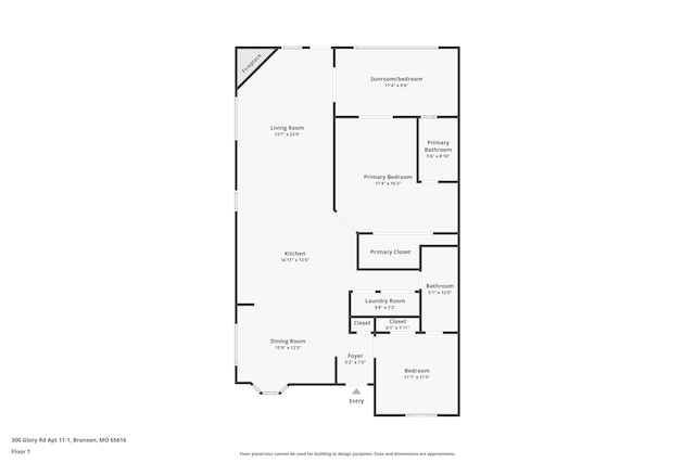 300 Glory Rd, Branson, MO 65616 - room layout