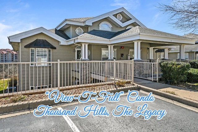 300 Glory Rd, Branson, MO 65616 - view of front of house with covered porch and a shingled roof