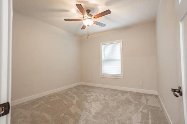 4738 N Florence Ave, Ozark, MO 65721 - empty room featuring carpet flooring, baseboards, and ceiling fan