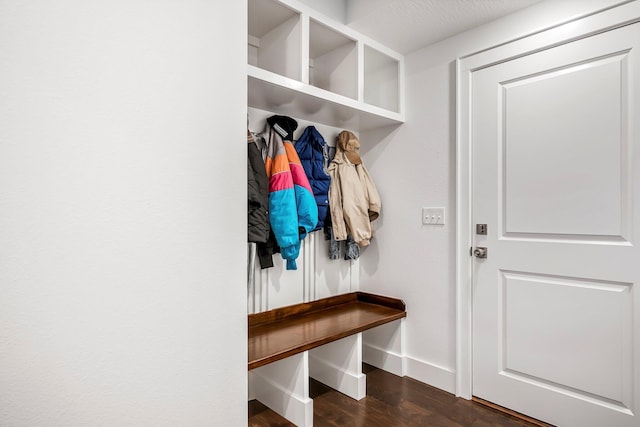 4786 E Whitman Rd, Springfield, MO 65802 - mudroom with dark wood-style floors and baseboards