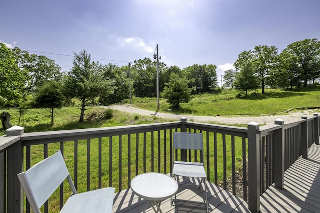 2800 State Highway Bb, Hollister, MO 65672 - wooden terrace with a yard