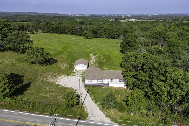 2800 State Highway Bb, Hollister, MO 65672 - drone / aerial view of a heavily wooded area