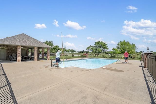 604 N Cascades Dr, Nixa, MO 65714 - community pool featuring a patio and a gazebo